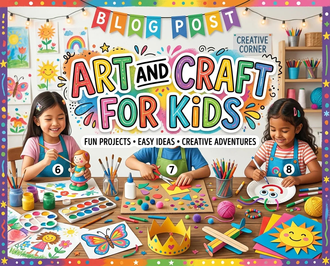 Art and Craft for Kids: Fun, Creative Activities That Inspire Learning
