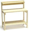 Melody Dollhouse Potting Bench Miniature Tool Shed Garden Greenhouse Furniture