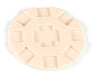 Round Train Hub for Mexican Train Domino Game, Plastic Central Hub Only, 6.375-Inch Round Starter Hub, No Tiles Included