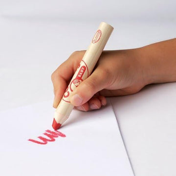 Aladine - Baby Jumbo Colors - Set of 8 Colour Pencils - Soft and Washable Trace - Easy to Handle Pencils - From 2 years old