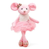 WUFUVAP 15.5 Inch Ballerina Mouse Plush Cute Ballet Mouse Stuffed Animal Ballerina Dolls Soft Ballet Dance Recital Gifts for Girls