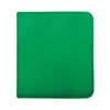 Ultra Pro E-15741 Ultra Pro-12 Pocket Zippered Pro Binder-Green, M