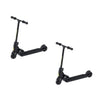 ZLmoue 2Pcs Black T-Head Finger Scooter, Stress Relief Desk Gadget for Skate Fans and Office Workers, Precision Control for Smooth Tricks and Focus