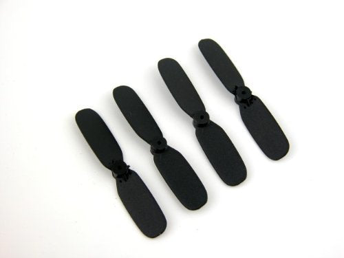 Slicktron TM Set of Four Replacement Tail Props (Qty 4) for Syma S107 (S105) Mini Indoor Co-Axial Metal Body Frame & Built-in Gyroscope RC Remote