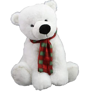 Stuffems Toy Shop Cuddly Soft 16 inch Stuffed Nanook the Polar Bear. We Stuff Them, You Love Them.