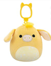 Squishmallows Gavyn The Donkey, 3.5 Inch Clip Plush Toy