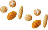 8 Pcs 1/12 Miniature Bread Set, Miniature Bread Dollhouse Decoration Accessories Resin Mix Bakery Bread Mini House Food Decoration Accessories