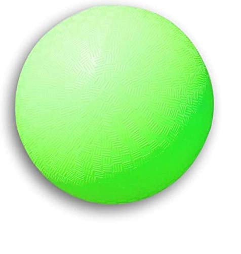 Toys+ 8.5 Inch Playground Balls Red, Blue, Green, Yellow and Rainbow! (1 Ball, Green)