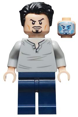 LEGO Avengers - Tony Stark from Iron Man Armory with Bonus Blue Cape
