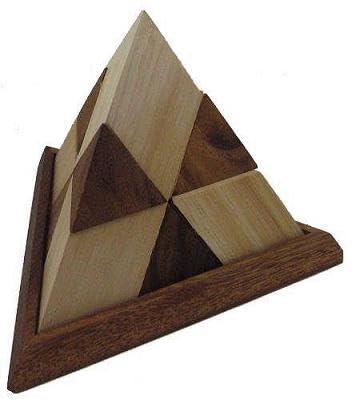 Luxor Pyramid Wooden Puzzle Brain Teaser