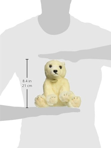 Aurora® Realistic Miyoni® Polar Bear Stuffed Animal - Lifelike Details Make a Cherished Companion - Perfect for Decorating Bedrooms or Classrooms