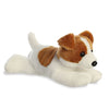 Aurora® Adorable Mini Flopsie™ Jackie Russell™ Stuffed Animal - Mini Companions Ready for Playful Adventures - for Kids All Ages, Toddlers, Adults