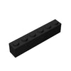 Classic Bulk Brick Block 1x6, 100 Piece Black Brick 1x6, Compatible with Lego Parts and Pieces 3009, Creative Play Set - Compatible with Major