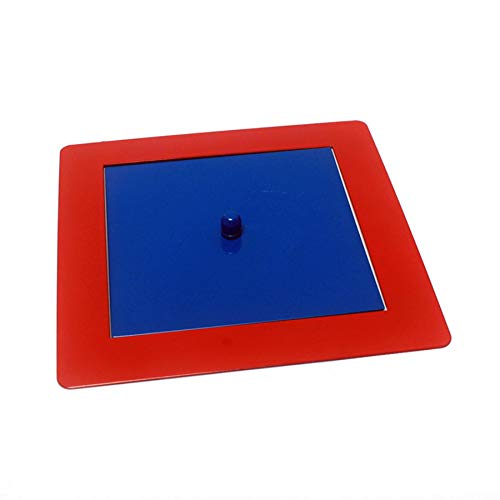 Gudong Montessori Professional Quality Metal Insets Set/10 Baby Early Childhood Education Preschool Geometrical Shapes Learning Toys Blue