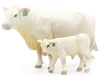 Little Buster Toys Charolais Cow and Calf Pair - 1/16th Scale