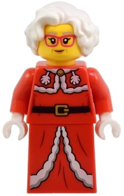 LEGO City: Mrs Claus Minifigure with Book and List - Ages 6+