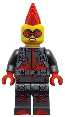 LEGO Ninjago: Miss Demeanor Minfiigure with Fire Blasts