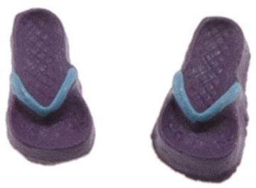 Melody Jane Dolls Houses House Miniature Summer Beach Accessory Childs Flip Flops Sandals Shoes