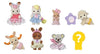Calico Critters - Baby Fun Hair Series Blind Bag - Mystery Collectible Figure for Kids, Surprise Mini Animal Toy - Contains One Figure per Bag, Ages