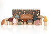 Mushroom Toys Wooden Woodland Kids Garden Fungi Mushroom Table Decor Set of 12