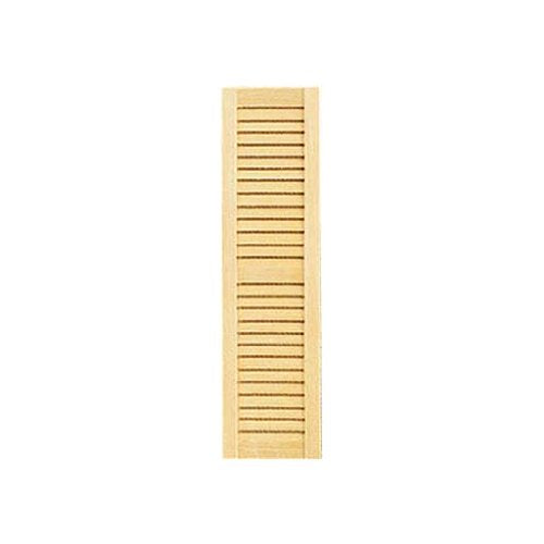 Dollhouse Miniature 1/2" Scale Louvered Shutter
