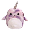 Squishmallows Nabila The Narwhal Plush, 8 Inch, Purple Tie Dye