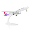 QIYUMOKE 1/300 Hawaiian Boeing 777 Diecast Metal Airplane Model with Display Stand, 20cm L Desktop Aircraft Collectible Aviation Decor, Spray Painted