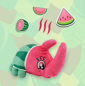 Snuggle Bugs (Rhino Beetle) - Watermelon Scented Plush Toy - Aromatherapy Gift for Kids, Collectible Stuffed Animal, Cute Bug Plush, Stress Relief