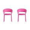 Replacement Parts for Barbie Doll Dreamhouse Doll House Playset HMX10 - Replacement Set of 2 Two Pink Chairs