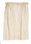Melody Jane Dolls Houses Ecru Stripe Curtains on Rail Miniature Window Accessory