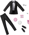 Barbie Fashion Pack: Bridal Outfit for Ken Doll with Tuxedo, Shoes, Watch, Gift, Wedding Cake with Tray & Bouquet, Gift for Kids 3 to 8 Years Old