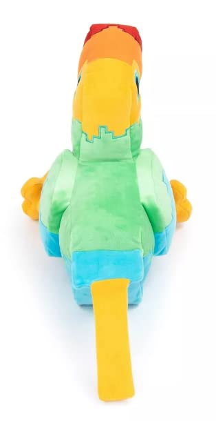 Minecraft Parrot 13 inch Pillow Buddy Basic Plush Character Soft Dolls, Video Game-Inspired Collectible Toy Gifts for Kids & Fans Ages 3 Years Old