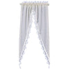 Dollhouse Miniature 1:12 Scale Tiffany Ruffle Curtains in Ecru by Barbara O'Brien