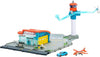 Matchbox Toy Car Playset, Takeoff Adventure Airport Set with Die-Cast Audi in 1:64 Scale, Plastic Plane, Take-Off & Landing Feature & Storage
