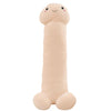PeePee Pillow™ Big PeePee Plush Phallic Novelty Cuddle Pillow, Peach, 20in