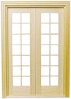 Dollhouse Miniature Classic French Doors