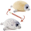 Chubby Blob Young Seal Pillow Soft Plushies, Cute Ocean Stuffed Animals Plush Toy, Room Decor,Throw Pillow Doll Big Plush Toys Gift