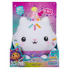 Gabby's Dollhouse Celebrations, Sprinkle Party Cakey Cat Soft Toy, 25-Centimetre Interactive Soft Toy with Sounds, Kids’ Toys for Girls and Boys Aged