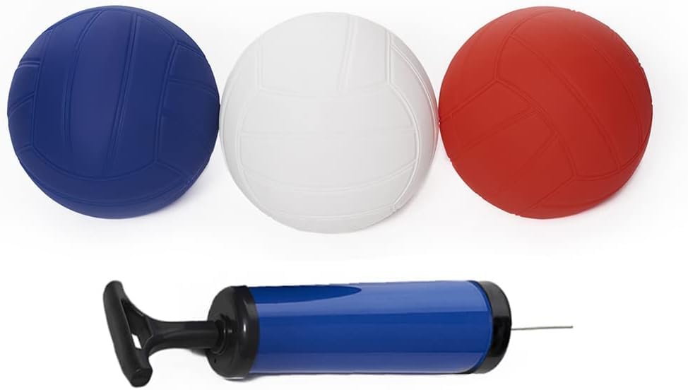 Viminston Spike Replacement Balls National Color 3-Pack with Pump