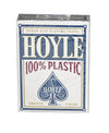 Hoyle Blue Poker Sized 100% Plastic Playing Cards