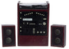Dollhouse Miniature Mahogany Stereo with Speakers