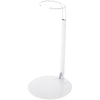 Plymor DSP-90W White Adjustable Doll Stand, fits 15, 16, 17, 18, 19, 20, and 21 inch Dolls, Waist is 3" - 4" wide, 8" - 11" around, Pack of 6