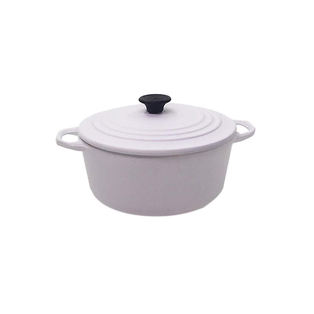 SXFSE Dollhouse Decoration Accessories, 1:12/1:6 Toy House Miniature Scene Model Kitchen Cooking Pot Pretend Game