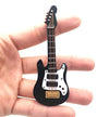 EatingBiting Adult Scene Handcraft 1:12 8.5cm Dollhouse Miniature Musical Instrument Bass Guitar for Dollhouse Furniture, Mini Miniature Instrument
