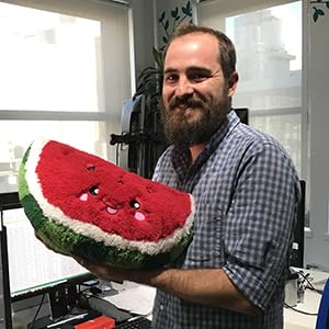 Squishable - Watermelon - Comfort Food Collection - 16 in - Soft Toy Collectible Stuffed Animal