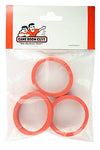 Game Room Guys Pinball Flipper Rubber - Red - Set of 3