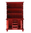 EatingBiting 1:12 Dollhouse Miniature Furniture Wooden Bookcase Sideboard Cabinet Shelf Bookshelf Storage Shelves Organizer Cabinet Storage Shelves