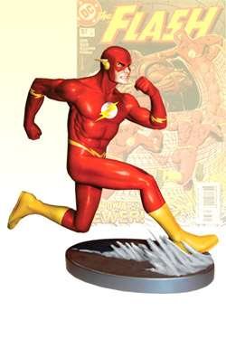 JLA (Flash #187) Cover To Cover Flash Statue Designed by Brian Bolland
