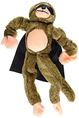 Playmaker Toys - Flying Screaming Flingshot Slingshot Novelty Monkey Plush Doll Toy, Launches up to 50 Feet