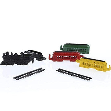 Dollhouse Miniature Nursery Toy Shop Accessory Boys Metal Train Set